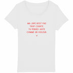 t shirt slogan féministe ma jupe n'est pas une invitation