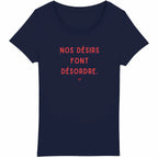 t shirt nos désirs font désordre bleu