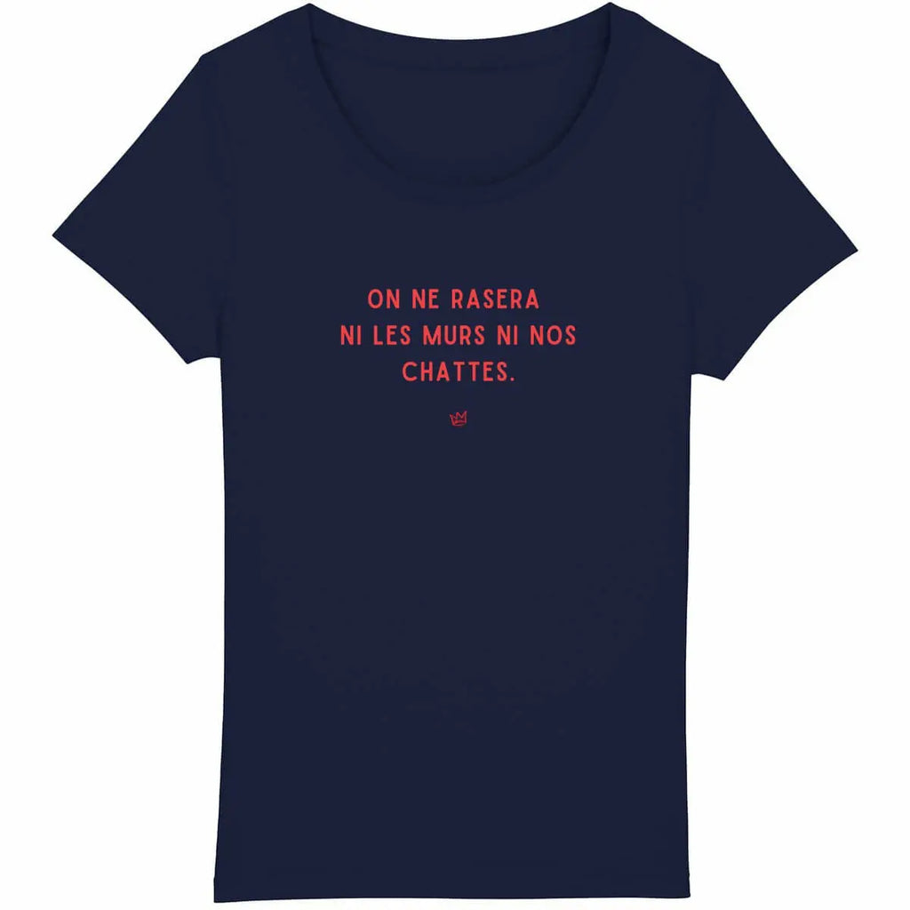 t shirt féministe on ne rasera pas les murs