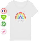t shirt unisexe lgb love wins