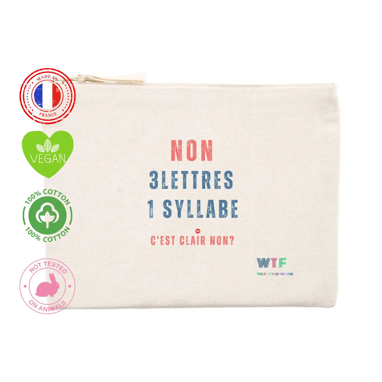 pochette féministe non c'est non 