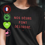 T-shirt en coton bio avec un message de sororité, pour une mode engagée et durable