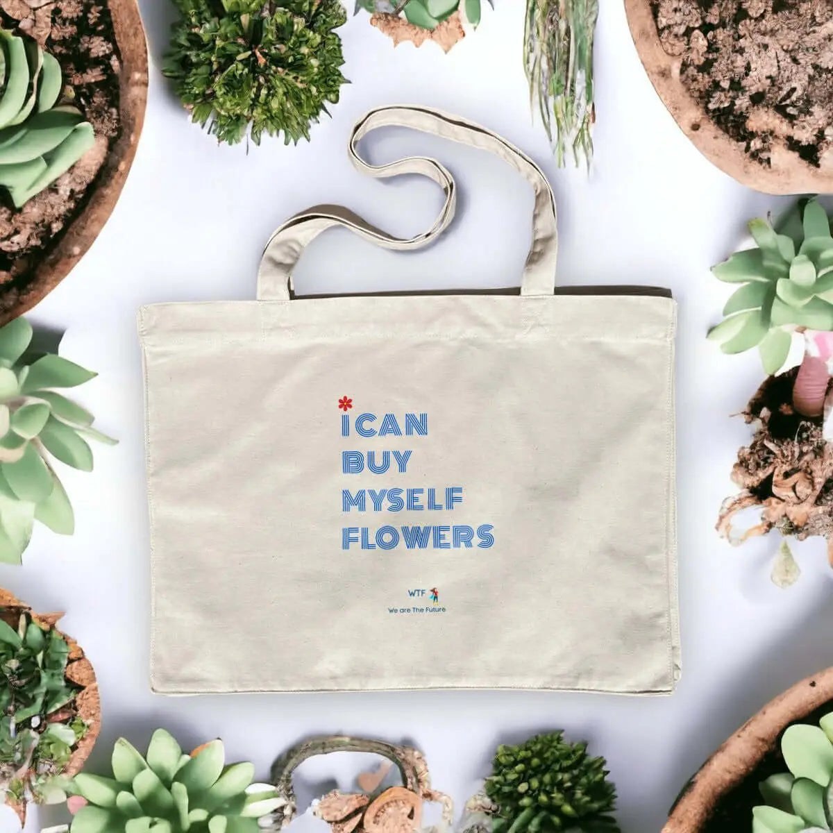 shopping bag féministe Miley cyrus flowers