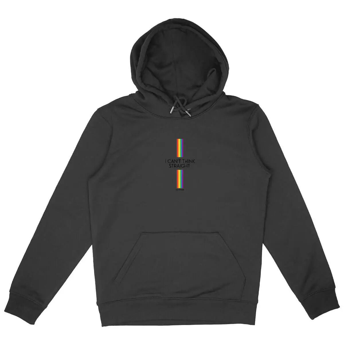 Sweat shirt Unisexe lgbtq I can't think straight noir