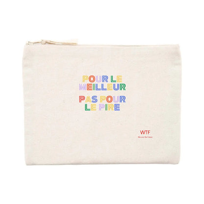 pochette féministe Pour le meilleur pas pour le pire