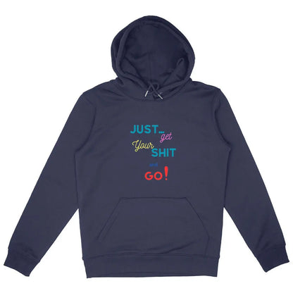 sweat shirt féministe contre le harcèlement bleu