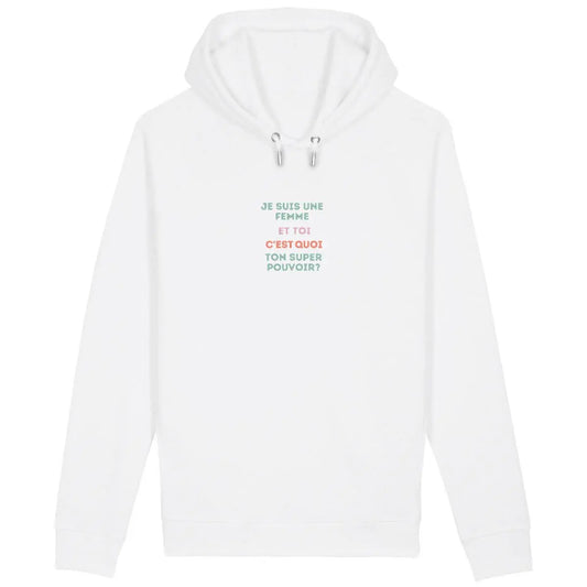 Sweat shirt féministe super pouvoirs femme