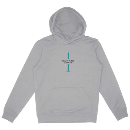 Sweat shirt Unisexe lgbtq I can't think straight gris