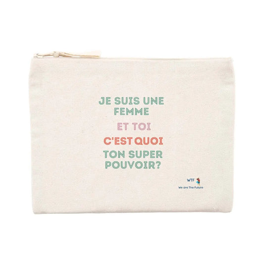 Pochette féministe Super pouvoirs 